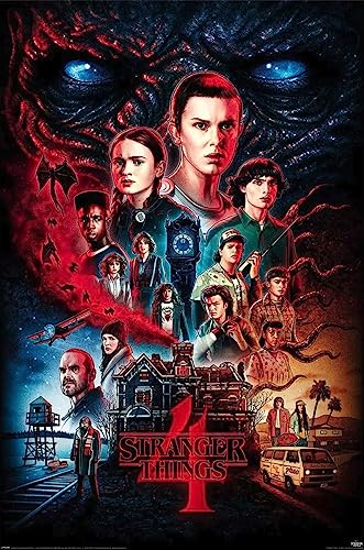 Grindstore Laminiertes Poster Stranger Things Staffel 4 Vecna Maxi von Grindstore