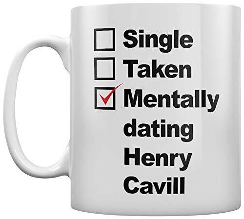 Grindstore Mentally Dating Henry Cavill Becher Weiß von Grindstore