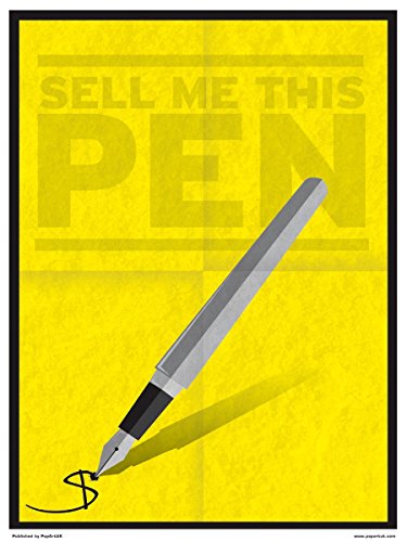 Grindstore Mini Poster Minimal Movies: Sell Me This Pen 32 x 44 cm von Grindstore