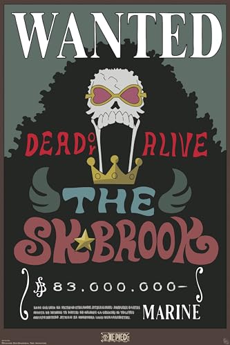 Grindstore One Piece Wanted Brook Maxi-Poster, laminiert Grindstore One Piece Wanted Brook Maxi-Poster, laminiert von Grindstore