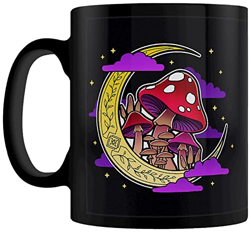 Grindstore Pilz Mond Tasse schwarz von Grindstore