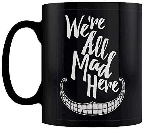 Grindstore We're All Mad Here Tafelbecher Schwarz von Grindstore