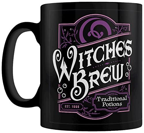 Grindstore Witches Brew Traditional Potions Tasse Panel Becher schwarz von Grindstore