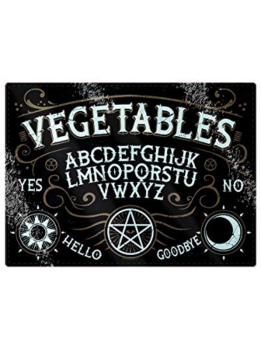 Hackbrett Vegetables Ouija Glas Rechteckig von Grindstore