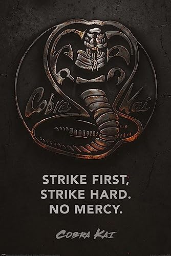Laminiertes Cobra Kai (Metall) Maxi-Poster von Grindstore
