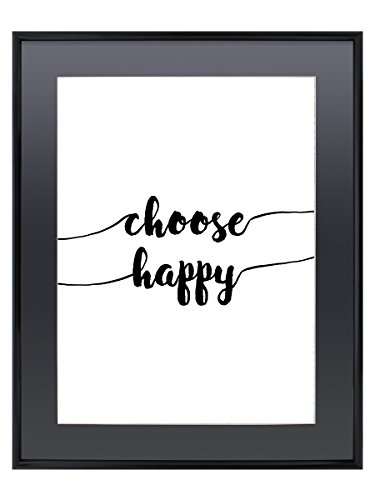 Miniposter mit Glanzeffekt und schwarzem Rahmen Choose Happy 40 x 50 cm Miniposter mit Glanzeffekt und schwarzem Rahmen Choose Happy 40 x 50 cm von Grindstore