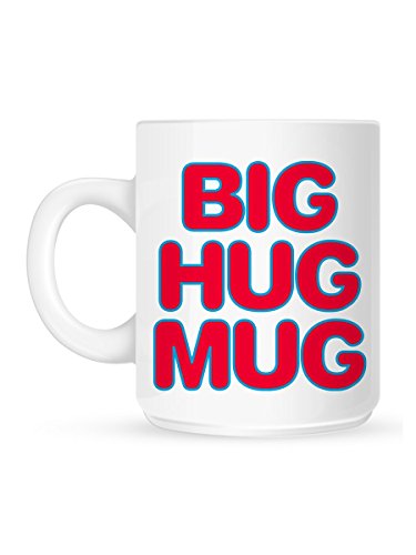 Tasse Big Hug Mug for Tea or Coffee weiß von Grindstore