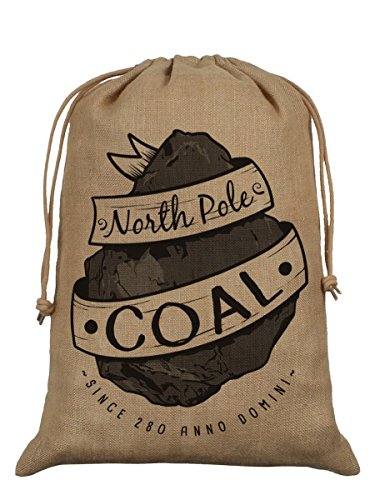 Weihnachtssack North Pole Coal Hessisch von Grindstore