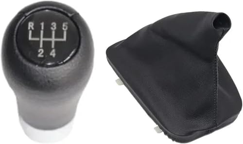 Auto-Schaltknauf Für BMW 3er E46 für Chrom-Leder-Auto-Schaltknauf-Hebel Gaitor Boot Cover von Griozzyi