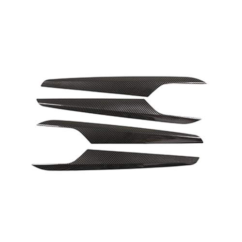 Griozzyi Türgriffabdeckung ABS-Kohlefaser-Auto-Innentürgriff-Handlauf-Panel-Abdeckungs-Zierleiste Garnieraufkleber-Styling Für BMW X1 E84 2011-2015(Carbon fiber) von Griozzyi