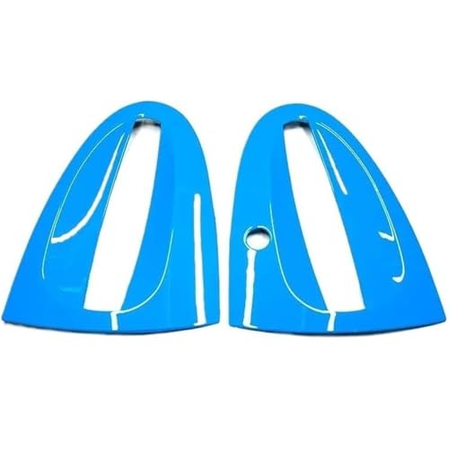 Griozzyi Türgriffabdeckung Auto Auto Außentürgriff Griffe Schüssel Dekoration Abdeckung Bunte Aufkleber für smart 451(Light Blue) von Griozzyi