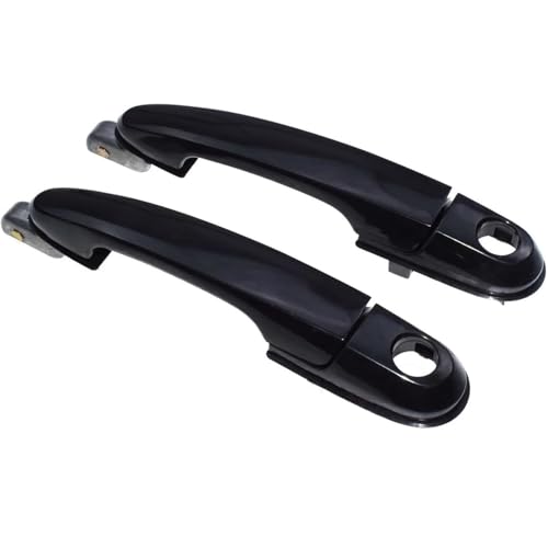 Griozzyi Türgriffabdeckung Auto Auto Außentürgriff für Hyundai für tucson 2005-2009 Schwarz Außentürgriff Vorne Hinten Rechts Links(Front Left and Right) von Griozzyi