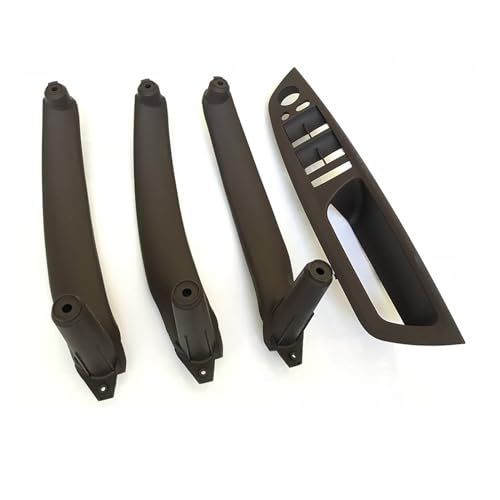 Griozzyi Türgriffabdeckung Für BMW X5 X6 E70 E71 E72 2007-2013 Innentür-Armlehne rechts, Leder-Zuggriff, komplettes Set(RHD Moka 4pcs) von Griozzyi
