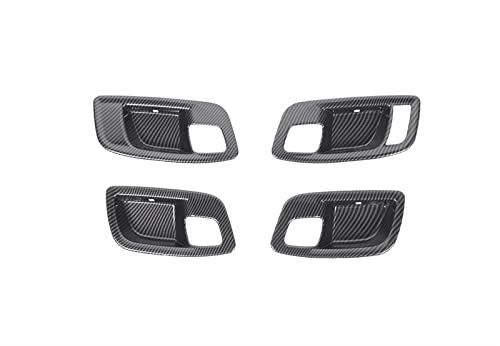 Griozzyi Türgriffabdeckung Für Dodge Für Chrysler 300C 2011-2021 Auto Innentür Schüssel Dekoration Abdeckung Trim Aufkleber Innen Zubehör Styling(1) von Griozzyi