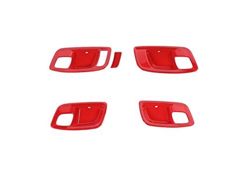 Griozzyi Türgriffabdeckung Für Dodge Für Chrysler 300C 2011-2021 Auto Innentür Schüssel Dekoration Abdeckung Trim Aufkleber Innen Zubehör Styling(3) von Griozzyi