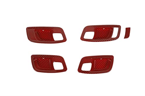 Griozzyi Türgriffabdeckung Für Dodge Für Chrysler 300C 2011-2021 Auto Innentür Schüssel Dekoration Abdeckung Trim Aufkleber Innen Zubehör Styling(4) von Griozzyi