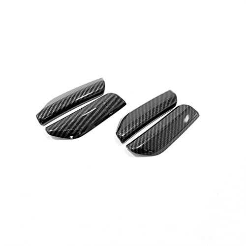 Griozzyi Türgriffabdeckung Q3 2019 2020 Matte/Carbon Faser Vorne Armlehne Panel Türgriff Dekoration Abdeckung Trim Auto Styling Zubehör(1) von Griozzyi
