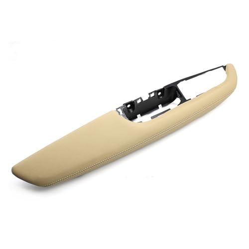 Türgriffabdeckung Für BMW X5 X6 E70 E71 E72 Innen Tür Griff Armlehne Leder Äußere Rahmen Halterung(Beige) von Griozzyi