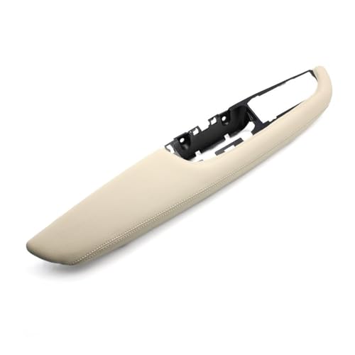 Türgriffabdeckung Für BMW X5 X6 E70 E71 E72 Innen Tür Griff Armlehne Leder Äußere Rahmen Halterung(Oyster) von Griozzyi