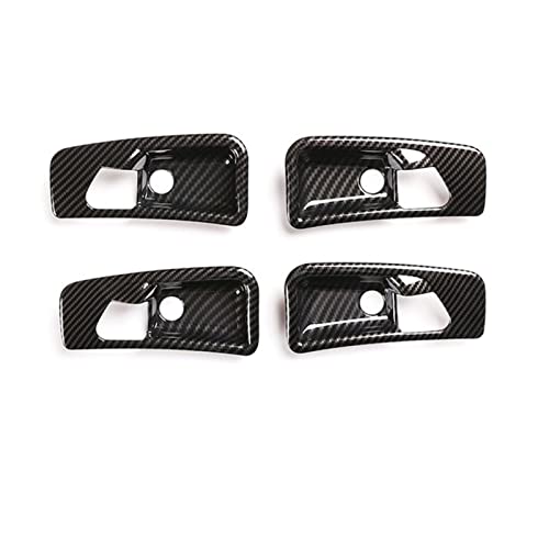 Türgriffabdeckung Für Mercedes Für Benz G Klasse W463 G63 G500 2007-2010 Carbon Auto Innen Tür Griff Schüssel Dekoration Abdeckung Aufkleber(Carbon fiber) von Griozzyi
