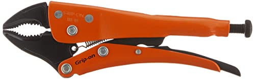 Grip-On 11110 Gripzange, vernickelt, gebogen, 25,4 cm, mit Epoxidbeschichtung von Grip-On