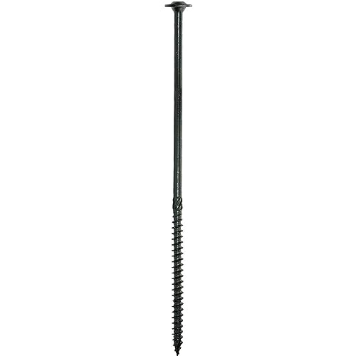 GRSSFW381215-GRIP-RITE 3/8 x 12 Zoll PRIMEGUARD Plus beschichteter T-40 Sternantrieb-Unterlegscheibenkopf Grobgewinde Typ 17-Punkt-Strukturschraube, 15 Stück von Grip-Rite
