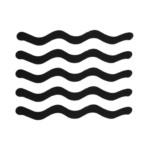 Grip Shop Anti-Rutsch Aufkleber für Badewanne, Dusche, Treppe, Schwimmbad Schutz Welle 10cm 12 Stück Schwarz Grip Shop Anti-Rutsch Aufkleber für Badewanne, Dusche, Treppe, Schwimmbad Schutz Welle 10cm 12 Stück Schwarz von Grip Shop