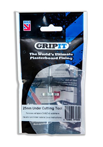 GripIt 25 mm Undercutting-Tool für Gipskarton – geeignet für Blaue GripIts von Grip-it