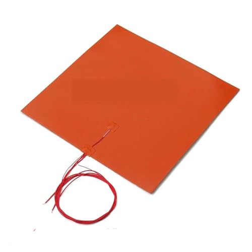 Grivon Heizkissen aus Silikon Maßgeschneidertes Silikon-Heizbett 275 x 215 mm for 3D-Drucker und 100-k-Thermistor(24v) von Grivon
