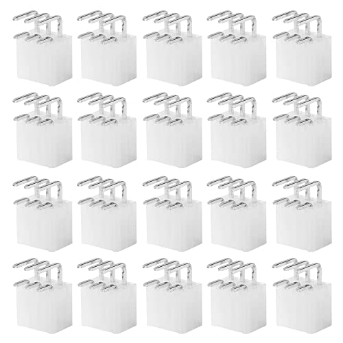 Griwiuiowe 20 Stück, 6-polig, 4,2 mm, gebogener Nadelanschluss, 2 x 3P, für Grafikkarte, Computer, Gpu Pci-E, Netzstecker Griwiuiowe 20 Stück, 6-polig, 4,2 mm, gebogener Nadelanschluss, 2 x 3P, für Grafikkarte, Computer, Gpu Pci-E, Netzstecker von Griwiuiowe