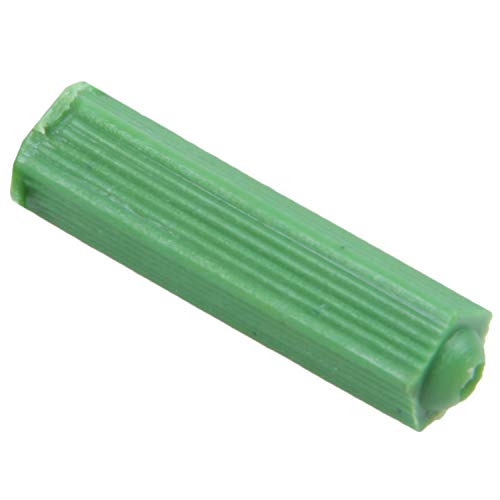 Griwiuiowe 500 Stück Grüne Mauerwerk Schraubbefestigung Dübel 6Mm X 27Mm Griwiuiowe 500 Stück Grüne Mauerwerk Schraubbefestigung Dübel 6Mm X 27Mm von Griwiuiowe