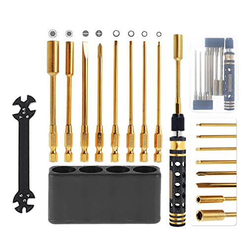 Griwiuiowe 9-In-1-RC-Werkzeugsatz, RC-Auto-Werkzeugsatz, RC-Sechskantschraubendreher-Set für RC-Car-Hobby-Werkzeuge Griwiuiowe 9-In-1-RC-Werkzeugsatz, RC-Auto-Werkzeugsatz, RC-Sechskantschraubendreher-Set für RC-Car-Hobby-Werkzeuge von Griwiuiowe