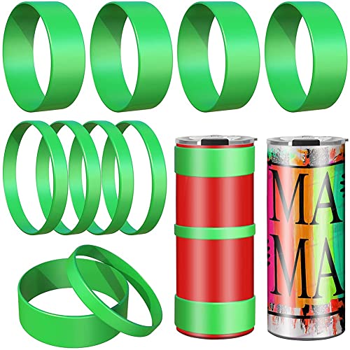 Griwiuiowe Set mit 10 Silikonstreifen für Sublimationsbecher, feine Rohlinge, Sublimationspapierhalter, um Geisterbilder zu vermeiden, gut sitzend Griwiuiowe Set mit 10 Silikonstreifen für Sublimationsbecher, feine Rohlinge, Sublimationspapierhalter, um Geisterbilder zu vermeiden, gut sitzend von Griwiuiowe
