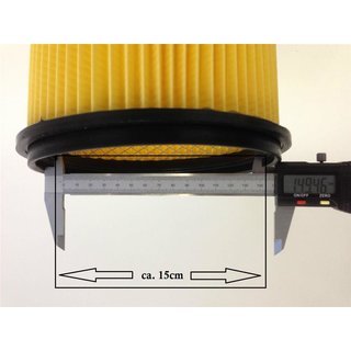 Grizzly Tools Filter - Lamellenfilter - Luftfilter - Patronenfilter - Kartuschenfilter - Filterpatrone für Nass - Trockensauger, waschbar von Grizzly Tools