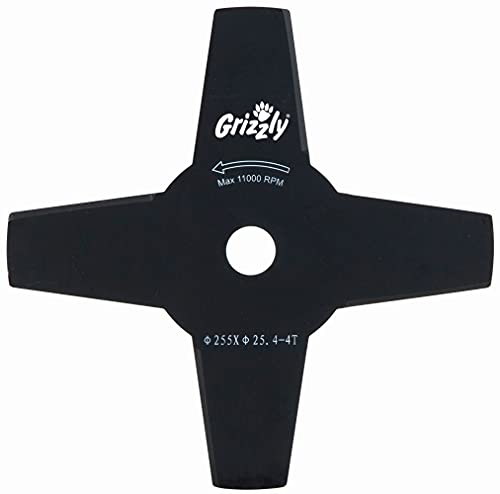 Grizzly Tools Ersatz Messer 4 Zahnmesser für Freischneider Motorsense MTS 43-14 E2 von Grizzly Tools