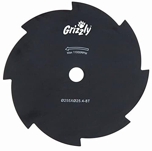 Grizzly Tools Ersatz Messer 8 Zahnmesser für Freischneider Motorsense MTS 43-14 E2 von Grizzly Tools
