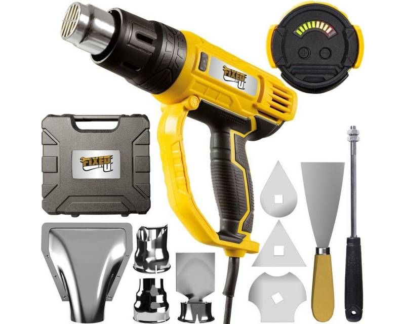 Grizzly Tools Heißluftgebläse Heißluftpistole im Koffer mit LED-Anzeige, Heißluftfön, 60-600° C, bis max. 600 °C Grizzly Tools Heißluftgebläse Heißluftpistole im Koffer mit LED-Anzeige, Heißluftfön, 60-600° C, bis max. 600 °C von Grizzly Tools