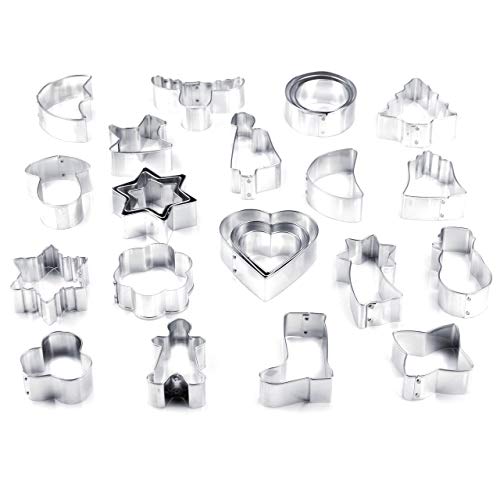Ausstechformen Set Weihnachten - 25 Ausstecher für Kekse Plätzchen - Verschiedene Formen und Motive Ausstechformen Set Weihnachten - 25 Ausstecher für Kekse Plätzchen - Verschiedene Formen und Motive von Grizzly
