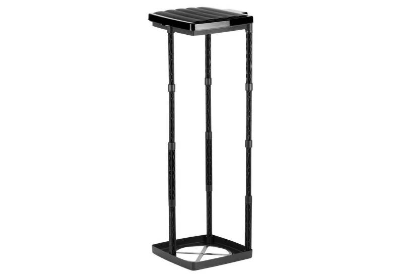 Grizzly Müllsackständer 1x Mülleimer für schwarze Säcke mit Deckel 25-120 L, höhenverstellbar, Stecksystem mit Klemmring von Grizzly