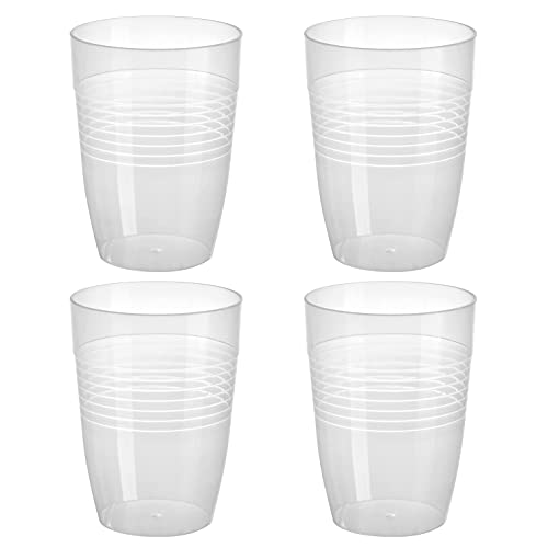 Grizzly Plastikbecher Set I 4er Set transparente Bierbecher 0,4 L I Spülmaschinenfest I Fassungsvermögen I Stapelbar I Kunststoff I Mehrweg Kunststoffbecher Grizzly Plastikbecher Set I 4er Set transparente Bierbecher 0,4 L I Spülmaschinenfest I Fassungsvermögen I Stapelbar I Kunststoff I Mehrweg Kunststoffbecher von Grizzly