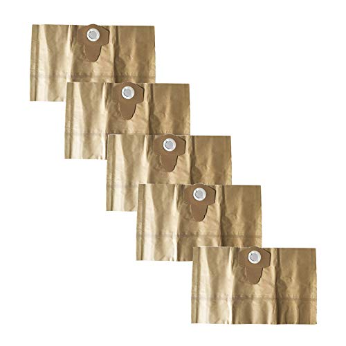 Papierfilterbeutel 5er-Pack 30 L (reißfest,braun) für Parkside LIDL Nass- und Trockensauger PNTS 1500 D5 - LIDL IAN 304887 von Grizzly