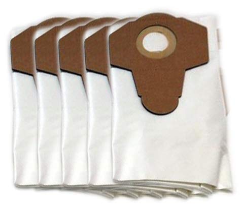 Parkside LIDL Nass Trocken Sauger PNTS 1500 B2 - IAN 72080 - Zubehör Ersatzteile Staubsaugerbeutel Nassfilter Staubsaugerdüse Universalbürste etc. (5 er Pack Staubsaugerbeutel Vlies (weiß)) von Grizzly
