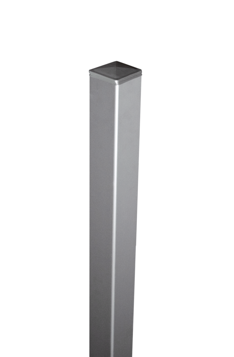 GroJa Aluminium-Pfosten 6x6 inkl. Kappe EV1 1000 mm von GroJa