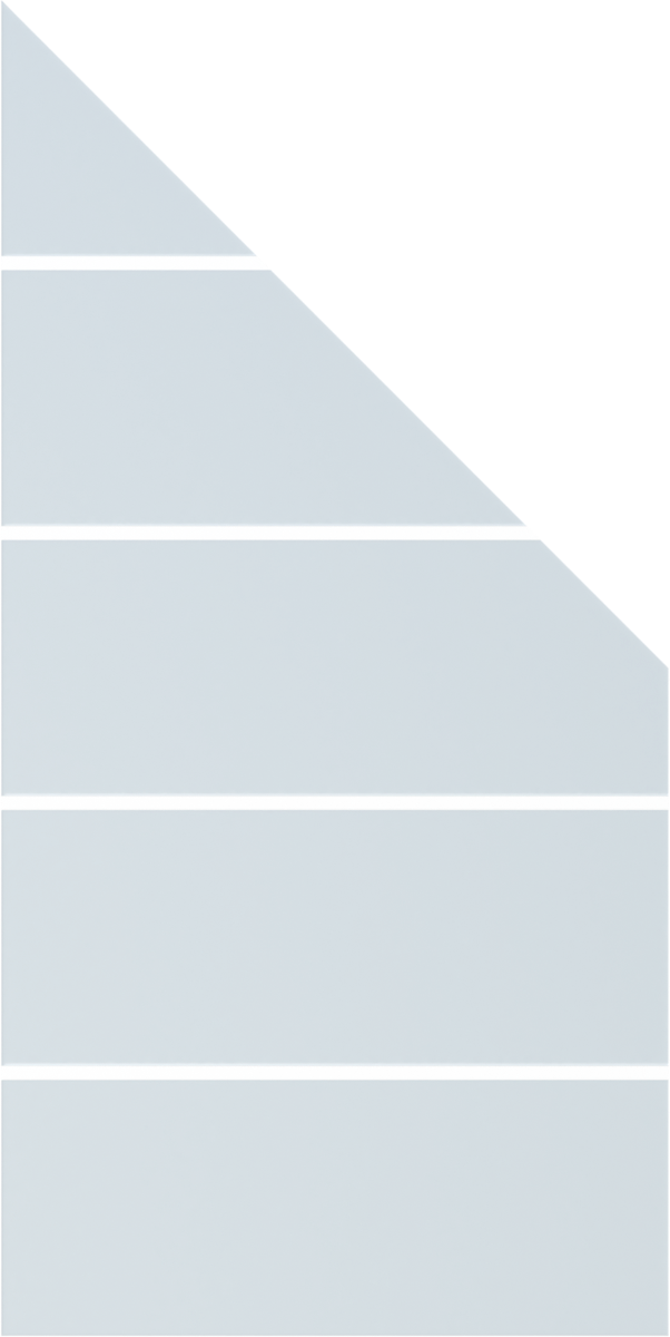 GroJa Ambiente Glas-Sichtschutz Typ Schräg rechts 90x180/90 Blockstreifen von GroJa