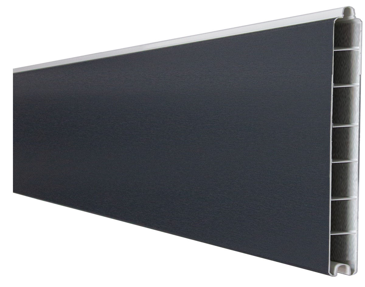 GroJa BasicLine PVC Stecksystem Einzelprofil schmal anthrazitgrau GroJa BasicLine PVC Stecksystem Einzelprofil schmal anthrazitgrau von GroJa