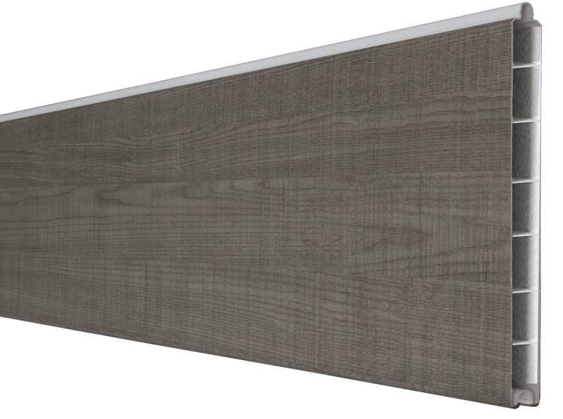 GroJa BasicLine PVC Stecksystem Einzelprofil schmal grey_ash_cut von GroJa