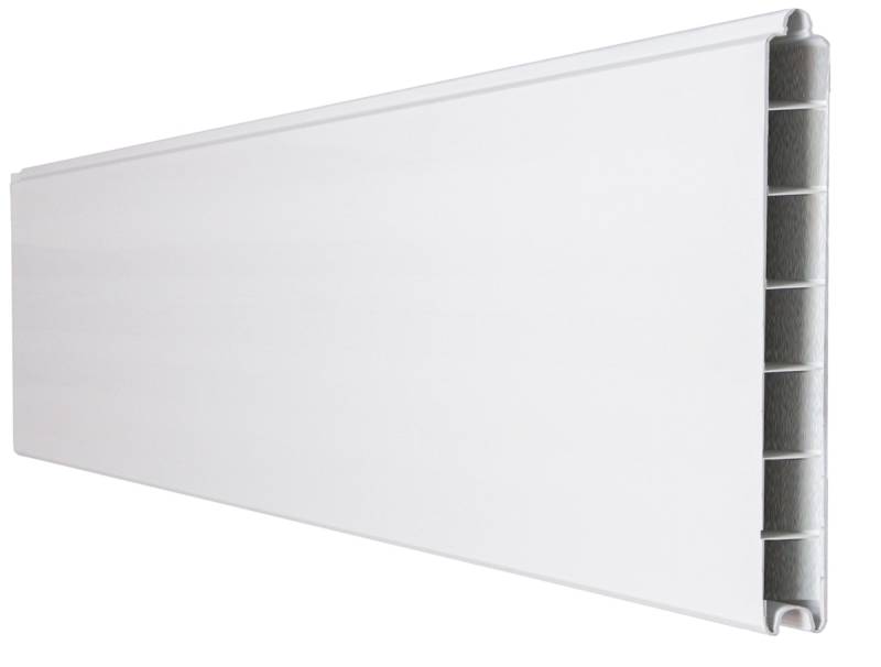 GroJa BasicLine PVC Stecksystem Einzelprofil schmal weiss von GroJa