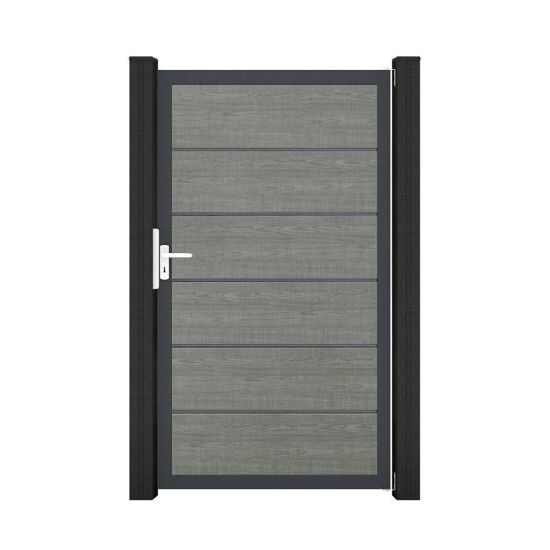 GroJa BasicLine PVC Stecksystem Premium Universal Einzeltor mit Anthrazitrahmen grey_ash_cut GroJa BasicLine PVC Stecksystem Premium Universal Einzeltor mit Anthrazitrahmen grey_ash_cut von GroJa