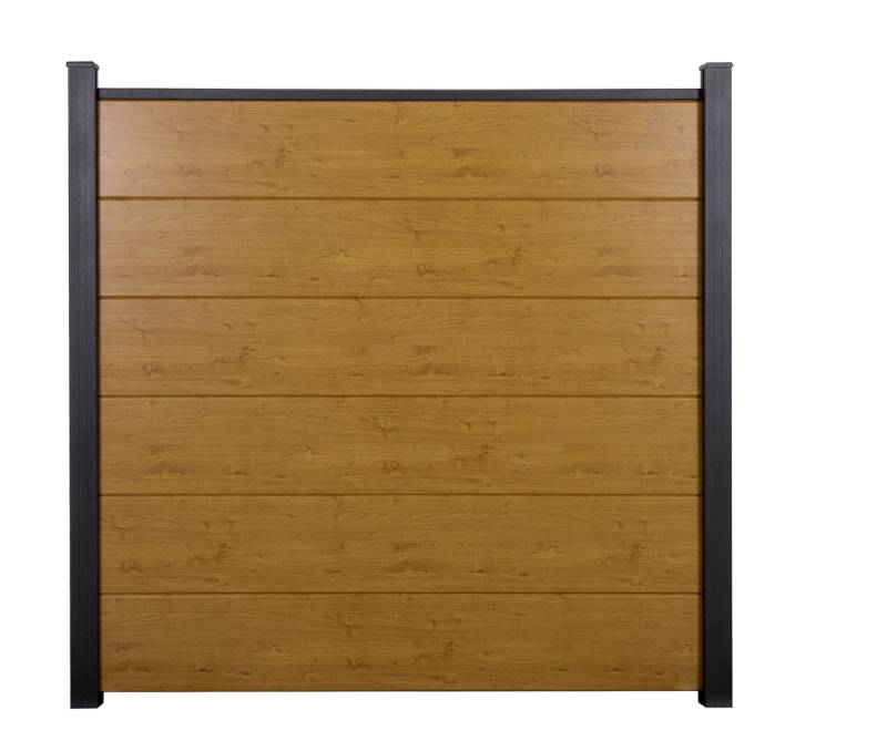GroJa BasicLine Stecksystem Bausatz 180 x 180 cm Asteiche Natur von GroJa