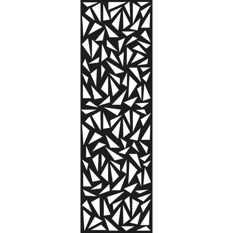 GroJa Einzelprofil Designelement 'Triangle XL' Aluminium anthrazit 60 x 180 cm von GroJa